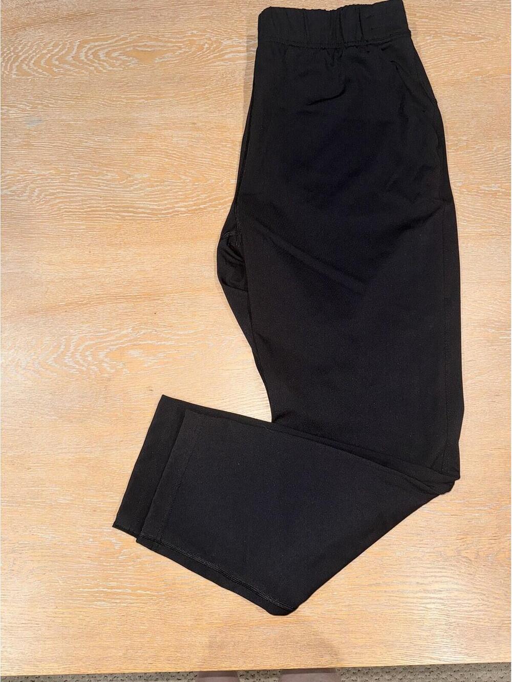 The Group Babaton Black Casual Comfy Lounge Pants 28” SIZE Large Elastic Waist
